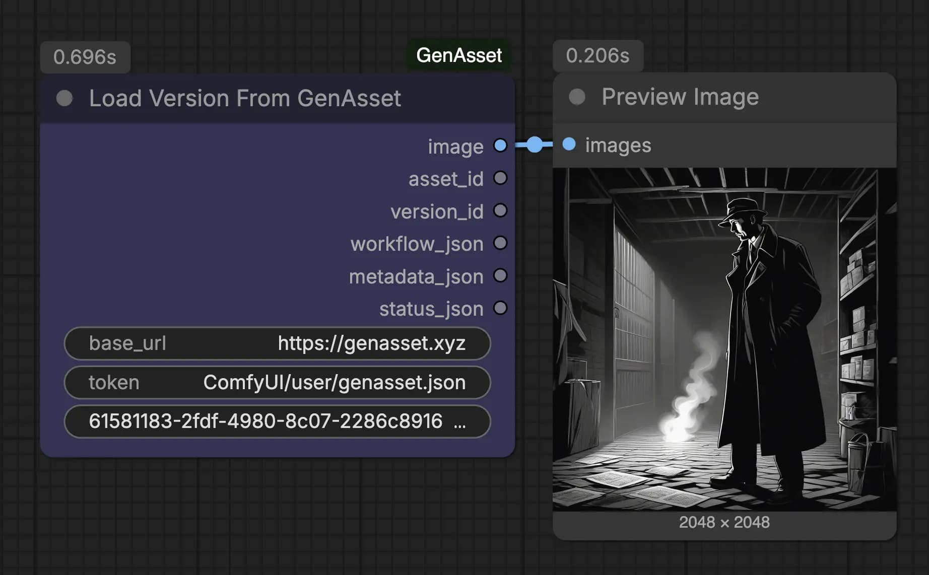 Load Version From GenAsset workflow